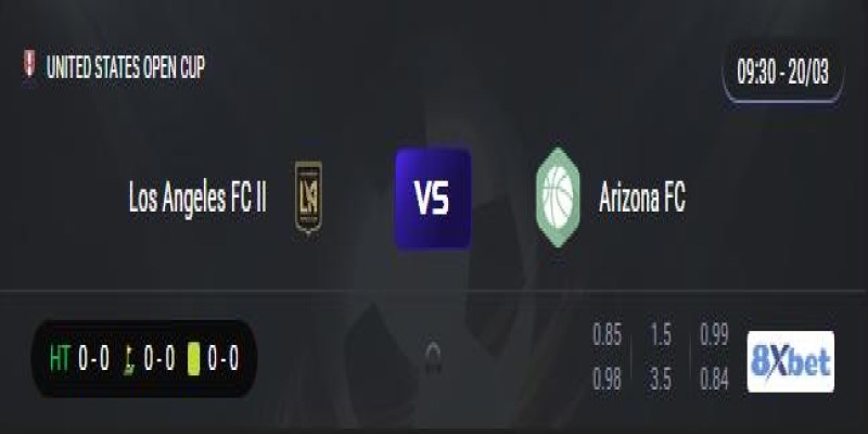 Trực tiếp Los Angeles FC II vs Arizona FC 09:30, ngày 20/03/2025