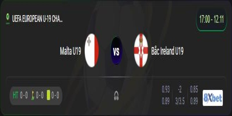 Xem trực tiếp Malta U19 vs Bắc Ireland U19 vào lúc 17:00, ngày 12/11/2025