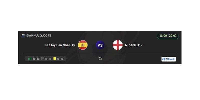 Xem trực tiếp Nữ Tây Ban Nha U19 vs Nữ Anh U19 vào lúc 18:00, ngày 20/02/2025