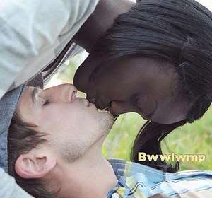 Black women kissing black women